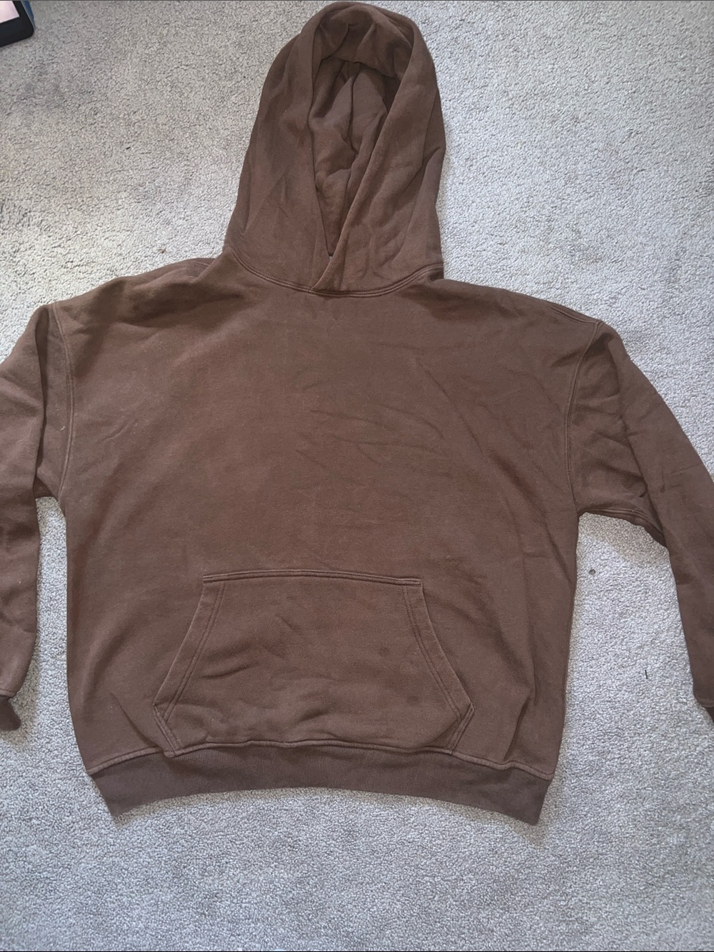 Abercrombie & Fitch Brown Men's Hooded Sweatshirt